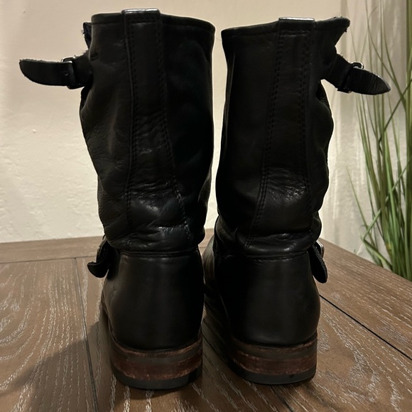 Frye Black Veronica Short Slouchy Boots - Picture 5 of 13